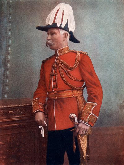 Mayor-General GH Marshall, Comandante de la Artillería Real, Fuerza de Campo de Sudáfrica, 1902 de C Knight