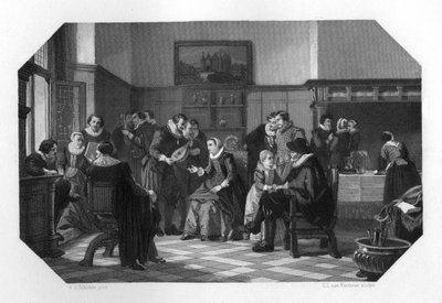 El círculo de Muiden, Países Bajos, siglo XVII c. 1870 de Domenico del Barbiere