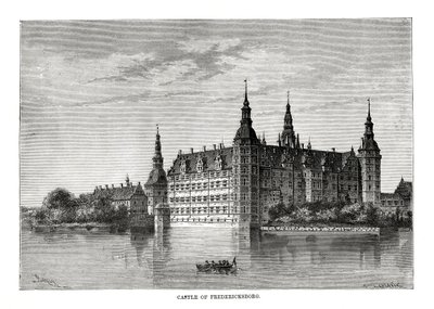 Castillo de Frederiksborg, Copenhague, Dinamarca, 1879 de C. Laplante