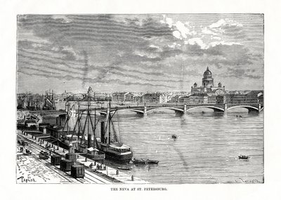 El río Neva, San Petersburgo de C. Laplante