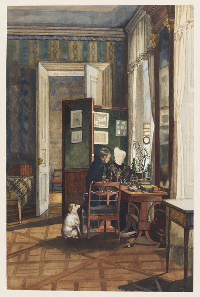 Una habitación en el Palacio Reuss, Dresde de C. M. Fredro
