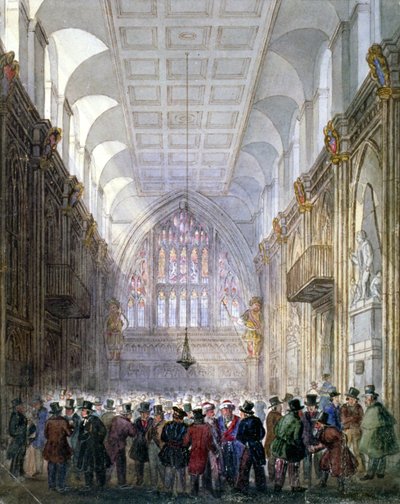 Interior del Guildhall, Ciudad de Londres de C Matthews