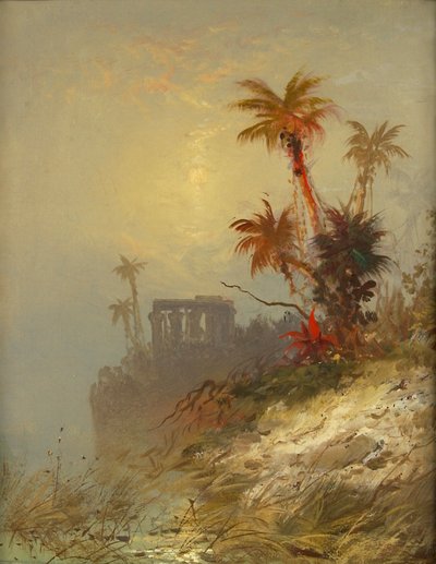 Paisaje Egipcio, finales del siglo XIX-principios del siglo XX de C. Morgan McIlhenney