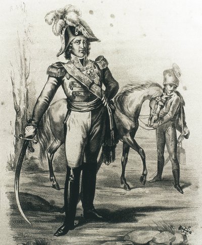 Joachim Murat (litografía) de C. Perrin