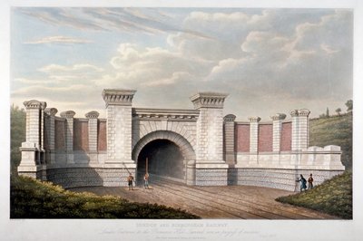 Túnel de Primrose Hill del Ferrocarril de Londres y Birmingham, 1837 de C Rosenberg