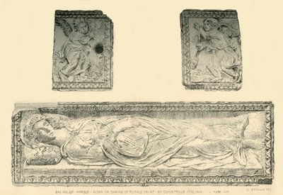Sarcófago de Santa Giustina, c. 1476, 1881 de C Stoney