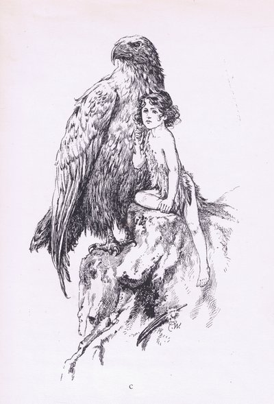 La doncella y el águila, de El Niño del Aire pub. por Duckworth de C. Wilhelm