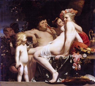 Alemán: Baco y Ariadna en Naxos Baco y Ariadna de Caesar van Everdingen