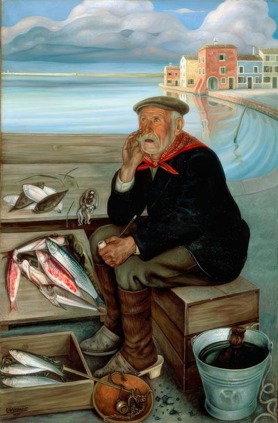 Vendedor de pescado de Cagnaccio di San Pietro