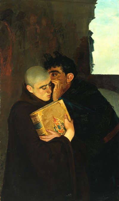 La araña en el claustro, 1881 de Calcedonio Reina