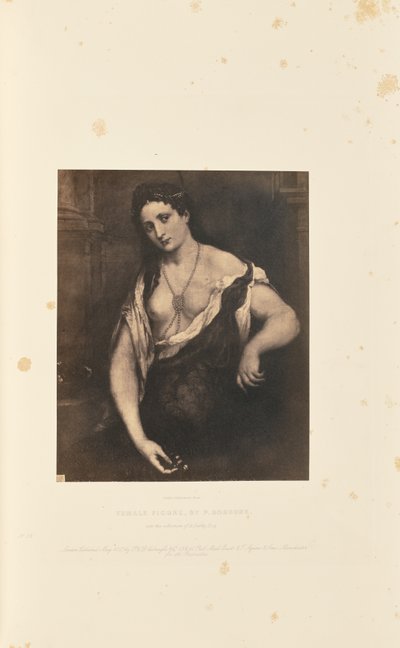 Figura femenina, por P. Bordone de Caldesi and Montecchi