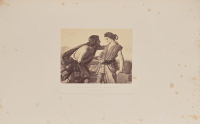 Jacob y Rachael, por W. Dyce, R.A. de Caldesi and Montecchi
