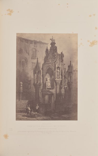 Tumba de los escaligadores, por S. Prout de Caldesi and Montecchi