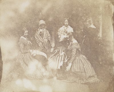34. Grupos artísticos en varias poses, ca. 1845 de Calvert Jones