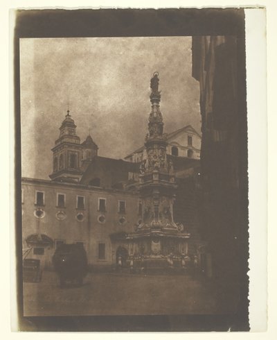 Obelisco célebre, Nápoles, 1846 de Calvert Jones