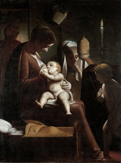 Madonna de la vela, 1570-1575 de Cambiaso