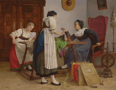 La carta de Tonkín, 1898 de Camille Alfred Pabst