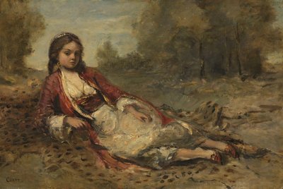 Mujer argelina de Camille Corot