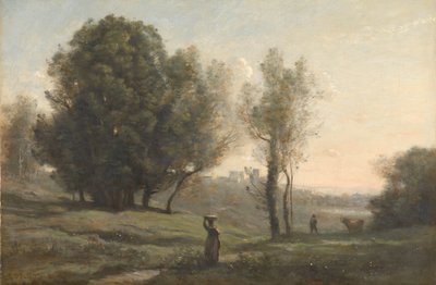 Paisaje
Recuerdo de Las Landas de Camille Corot