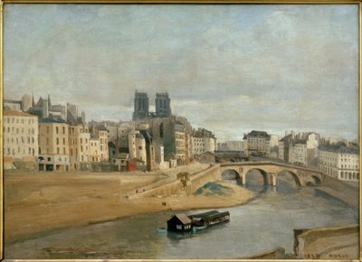 El muelle de los Orfebres de Jean Baptiste Camille Corot