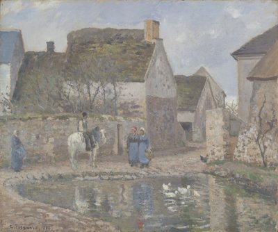 Un estanque en Ennery de Camille Jacob Pissarro