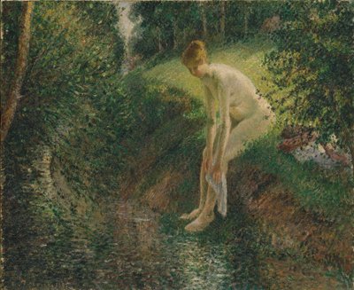 Bañista en el bosque, 1895 de Camille Jacob Pissarro