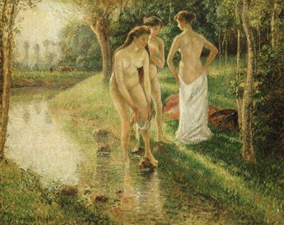 Bañistas, 1896 de Camille Jacob Pissarro
