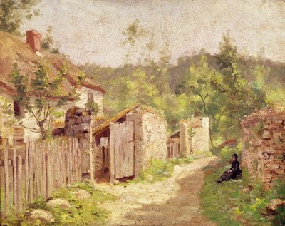 Casa de Daumier en Valmondois de Camille Jacob Pissarro