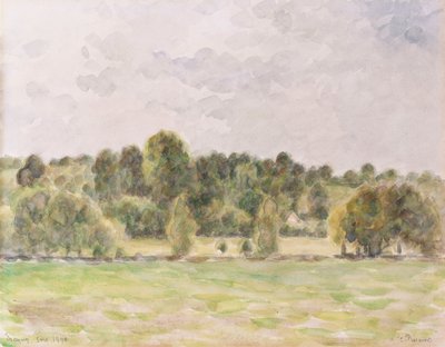 Tarde en Eragny de Camille Jacob Pissarro