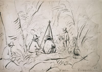 Excursión al Monte Ávila, Venezuela de Camille Jacob Pissarro