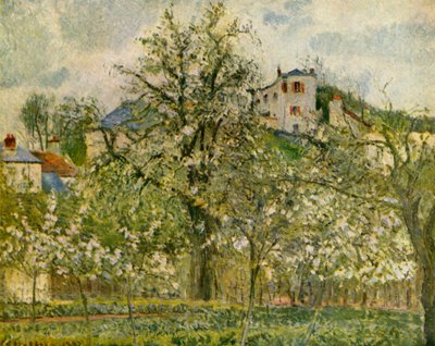 Huerto con Árboles Frutales en Flor, 1877, 1939 de Camille Jacob Pissarro