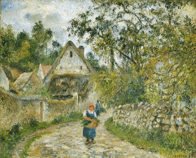 El Camino de Hameau-Chaumieres en Valhermeil de Camille Jacob Pissarro