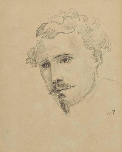 Autorretrato, c. 1853 de Camille Jacob Pissarro