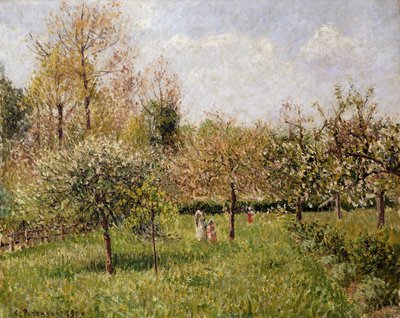 Primavera en Eragny de Camille Jacob Pissarro