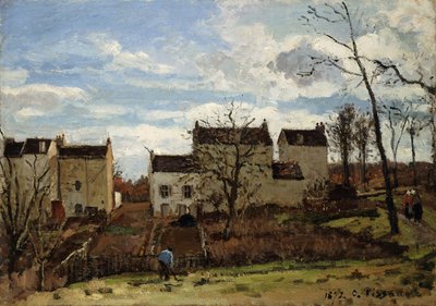 Primavera en Pontoise de Camille Jacob Pissarro