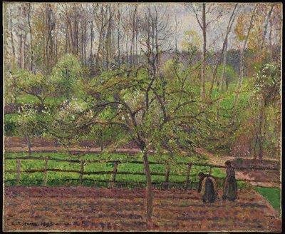 Primavera, Clima Gris, Eragny de Camille Jacob Pissarro