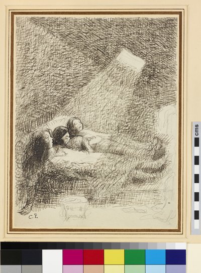 Estudio para La Asfixia de Camille Jacob Pissarro