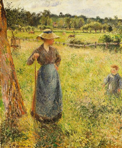 El segador de Camille Jacob Pissarro