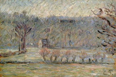 La Colina en Vaches, Bazincourt, c.1890 de Camille Jacob Pissarro