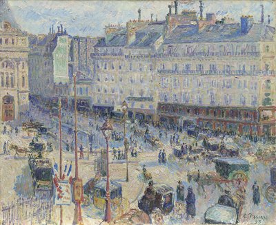 La Place du Havre, París, 1893 de Camille Jacob Pissarro