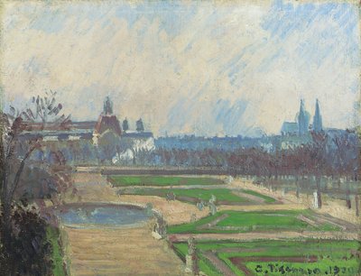 Las Tullerías y el Louvre, 1900 de Camille Jacob Pissarro