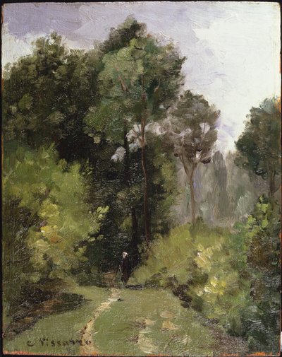 Bajo los árboles, 1864 de Camille Jacob Pissarro