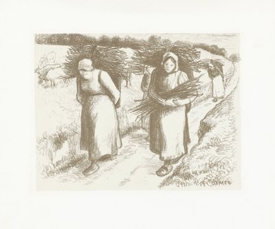 Las mujeres llevan maricones
Porteuses de fagots de Camille Jacob Pissarro