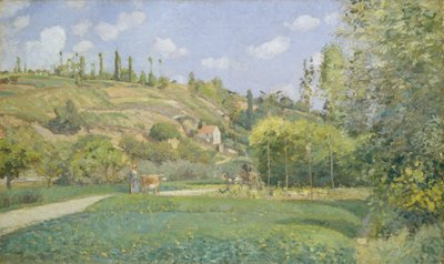 Un Vaquero en Valhermeil, Auvers-sur-Oise de Camille Jacob Pissarro
