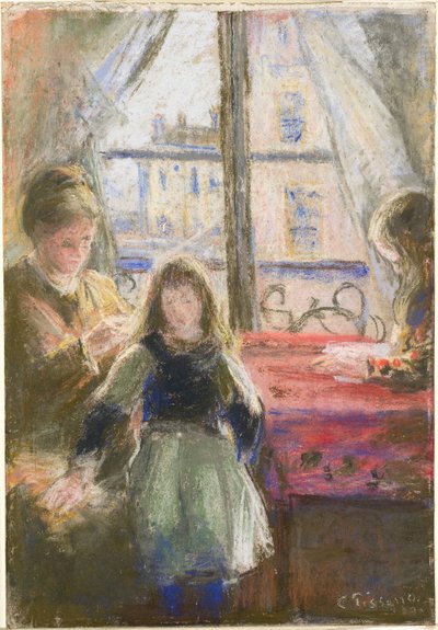 En la Ventana, Rue des Trois Frères de Camille Pissarro