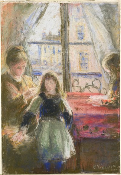 En la Ventana, rue des Trois Frères de Camille Pissarro