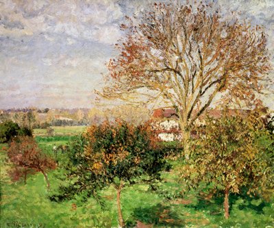 Mañana de otoño en Éragny, 1897 de Camille Jacob Pissarro