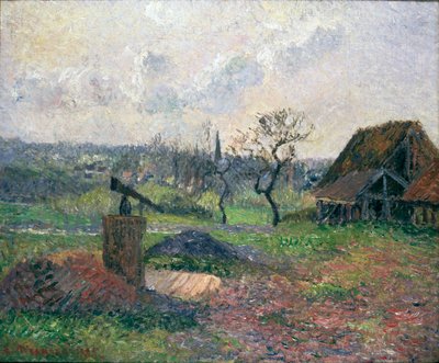 Horno de ladrillos en Eragny, 1885 de Camille Pissarro