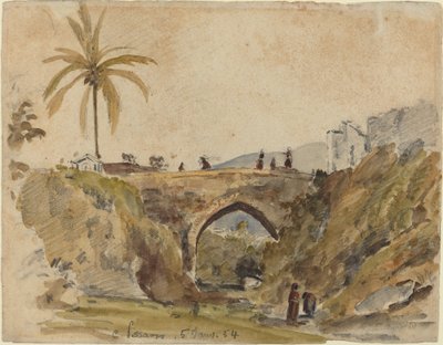 Puente en Caracas de Camille Pissarro