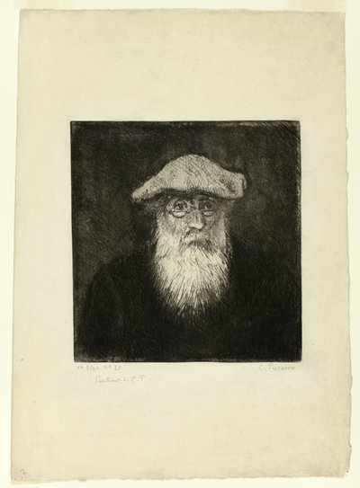 Camille Pissarro, Un Autorretrato de Camille Pissarro